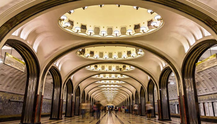 Estação-de-metrô-Moscou