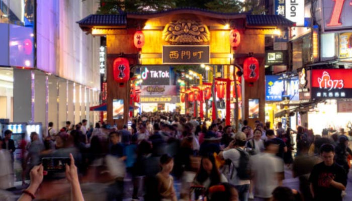 Feira-noturna-de-Ximending