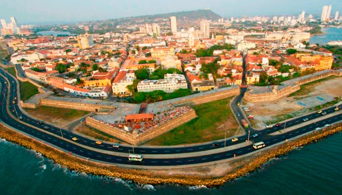 Pontos de interesse em Cartagenas das Índias