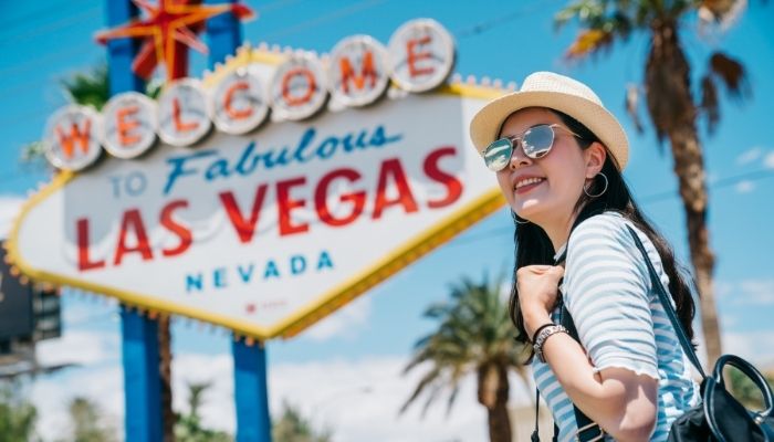 Tire uma foto na placa ‘’Welcome to Fabulous Las Vegas’’