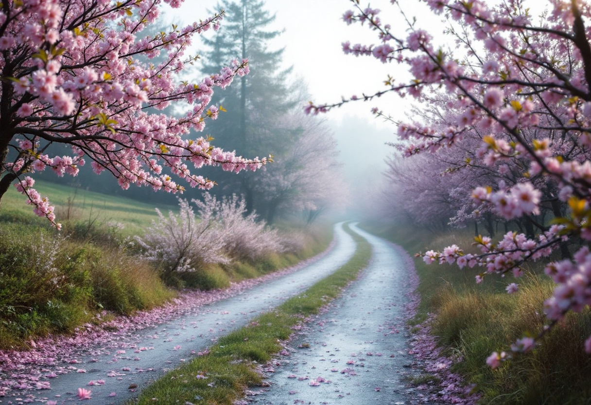 Cerejeiras em Flor em Berlim: a Avenida Plantada Sobre o Muro