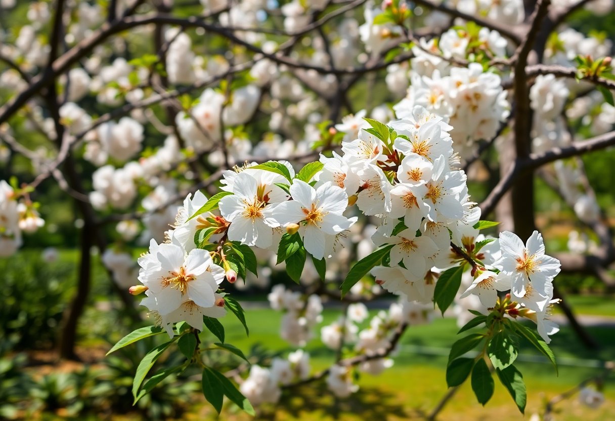 Cherry Esplanade do Brooklyn Botanic Garden com cerejeiras em flor
