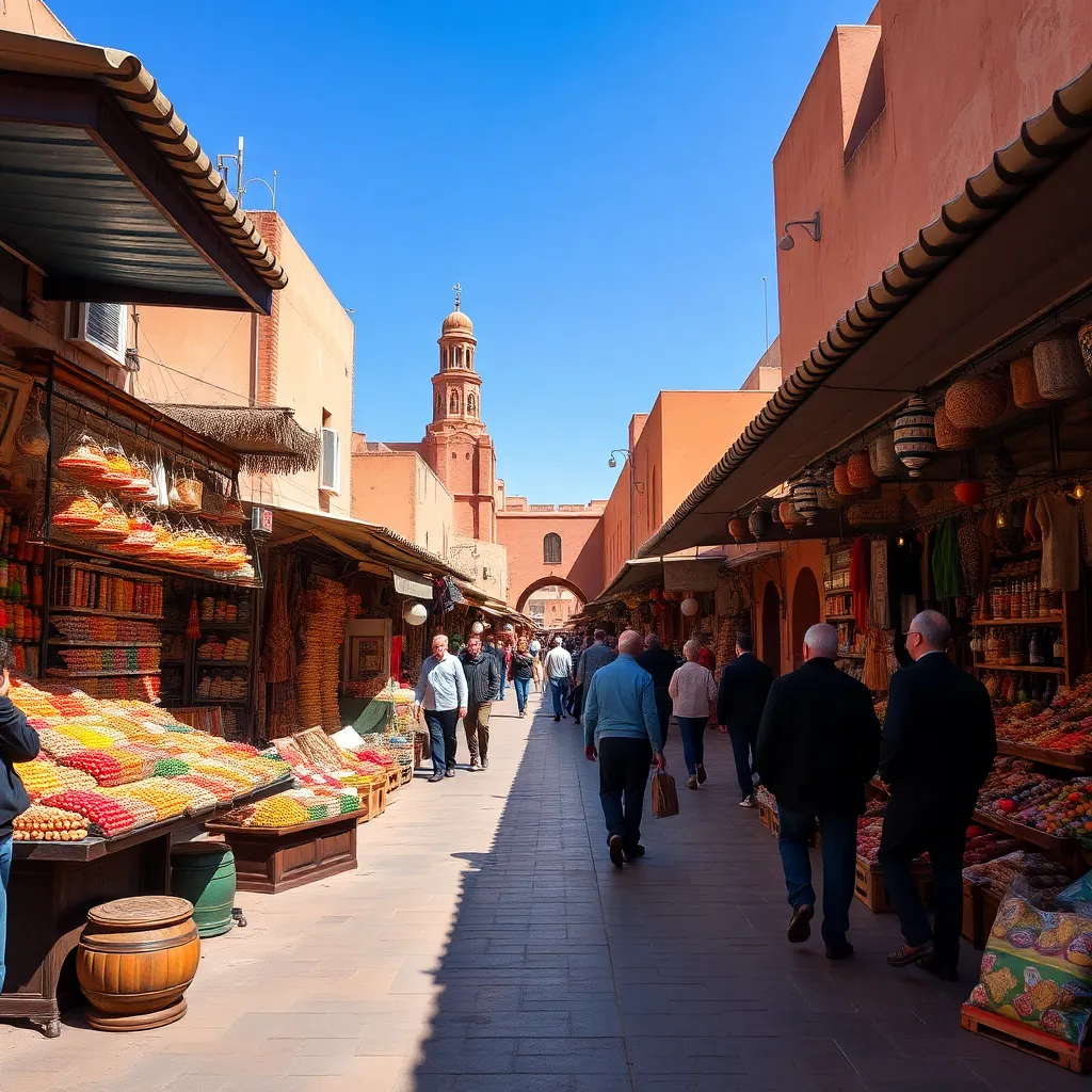 Medina de marrakech souks mercado — o que fazer em marrakech